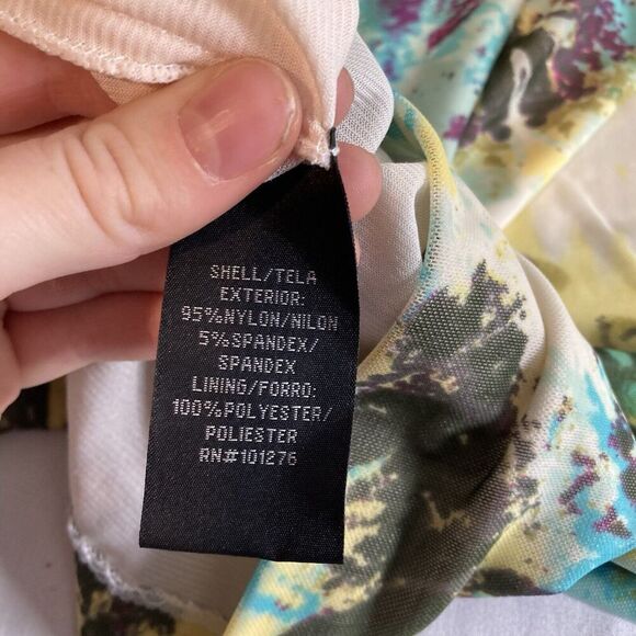 Rampage Women's Green Mesh Faux Wrap Dress Size L Y2K 90’s Colors Mall Vibes‎ - Picture 6 of 11